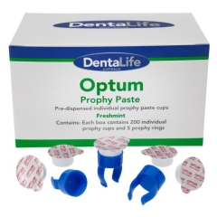 Optum F Prophy Paste Freshmint 200 x 2g cups + 5 rings