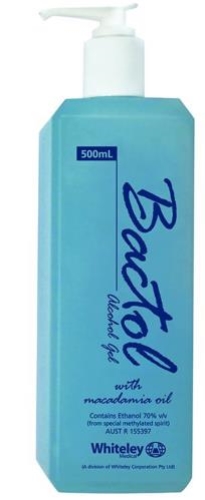 BACTOL® BLUE Antibacterial Hand Rub 500ml