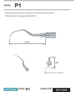 NSK P1 Perio Tip For NSK Varios Ultrasonic Scaler & Satelec
