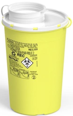 2L Round Sharps Container each