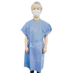 PrimeON Short Sleeved Gown Blue (10)