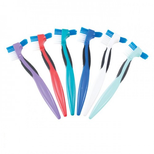 MAXILL CLEANSEADENT DENTURE BRUSH (10) Independent Dental Supplies