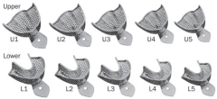 IDS Stainless Steel Impression Trays. Perforated