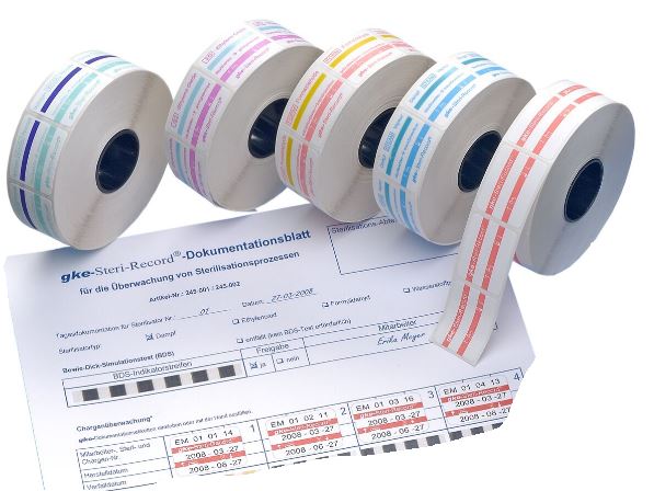 gke Self Adhesive Documentation Label with Indicator -Yellow ...