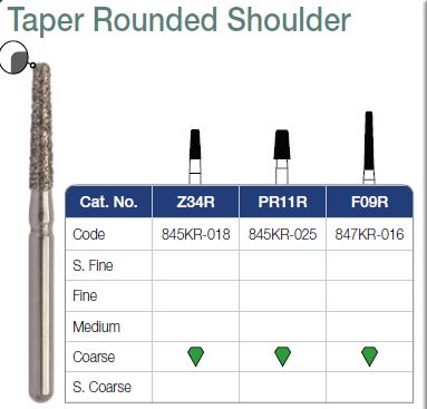 Taper Rounded Shoulder | Independent Dental Supplies