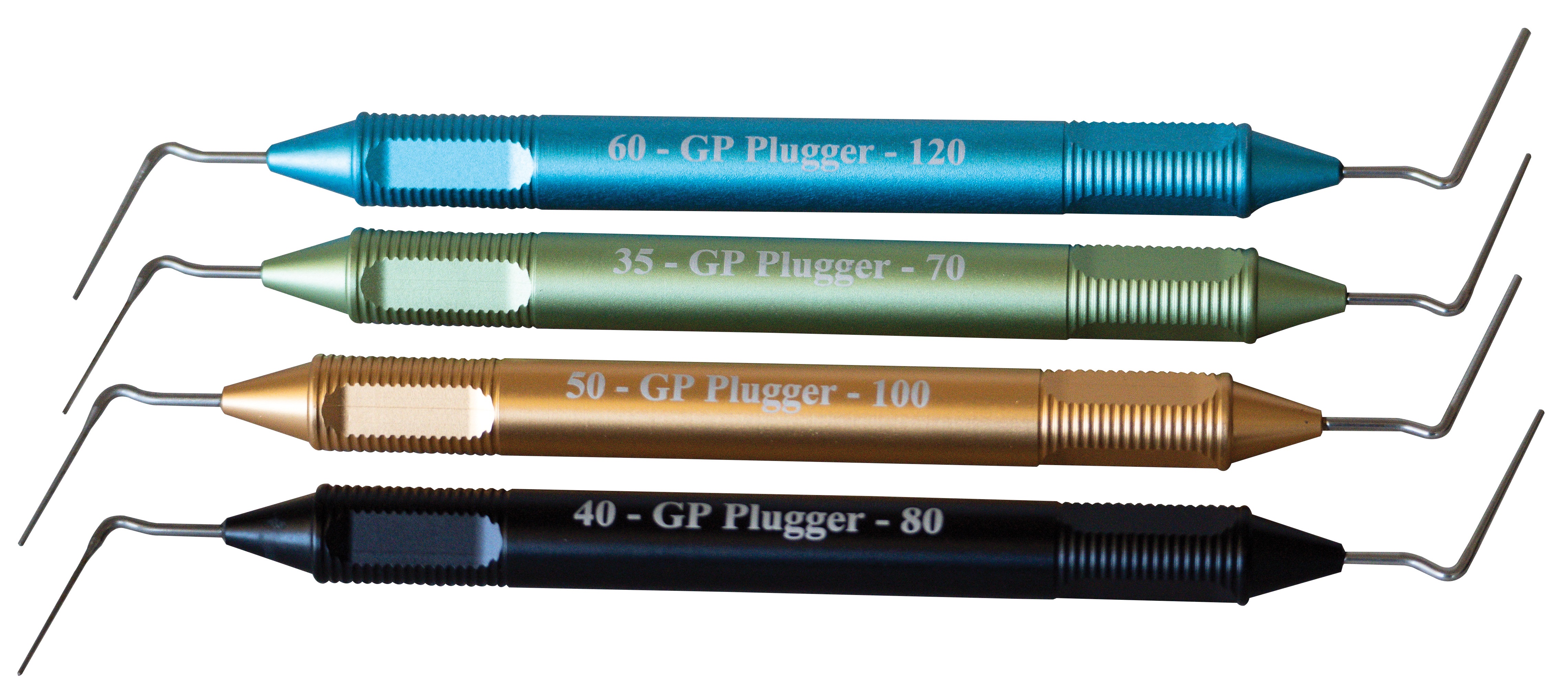 Gutta Percha Pluggers set of 4 pluggers. Independent Dental Supplies